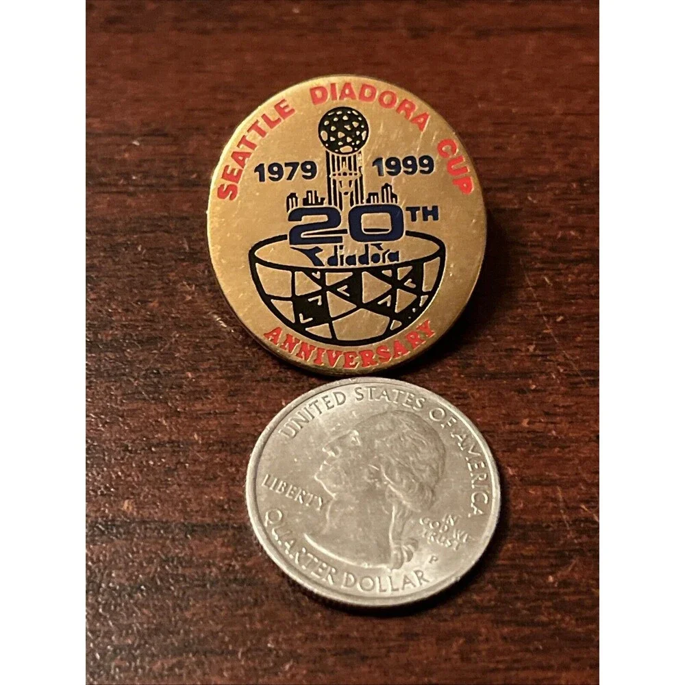 Seattle Diadora Cup‎ 20th Anniversary Lapel Hat Pin
